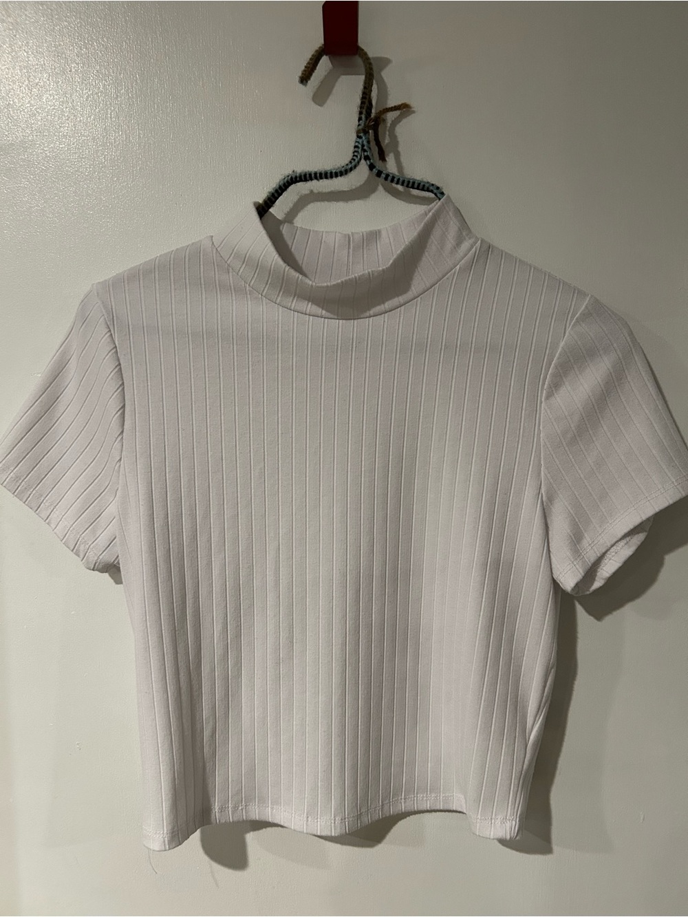 Bozzolo white ribbed shirt